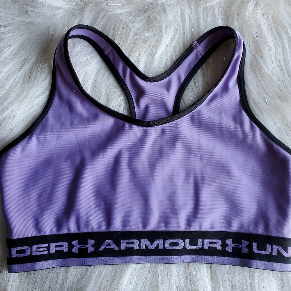 Under Armour Lilac Sports Bra Size M